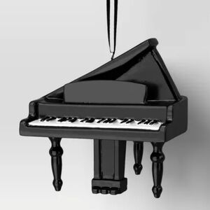 Christmas Resin Black Piano Ornament - Wondershop™